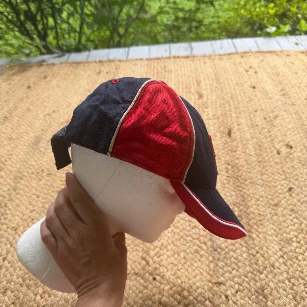 New Era Boston Red Sox MLB Baseball Hat Navy Red Adjustable Hat Ball Cap Sports